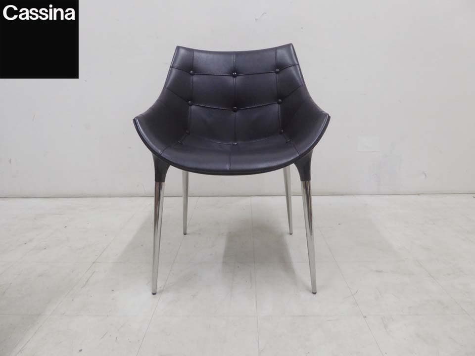 正規品 美品■Cassina■246 PASSION レザーダイニングチェア-2