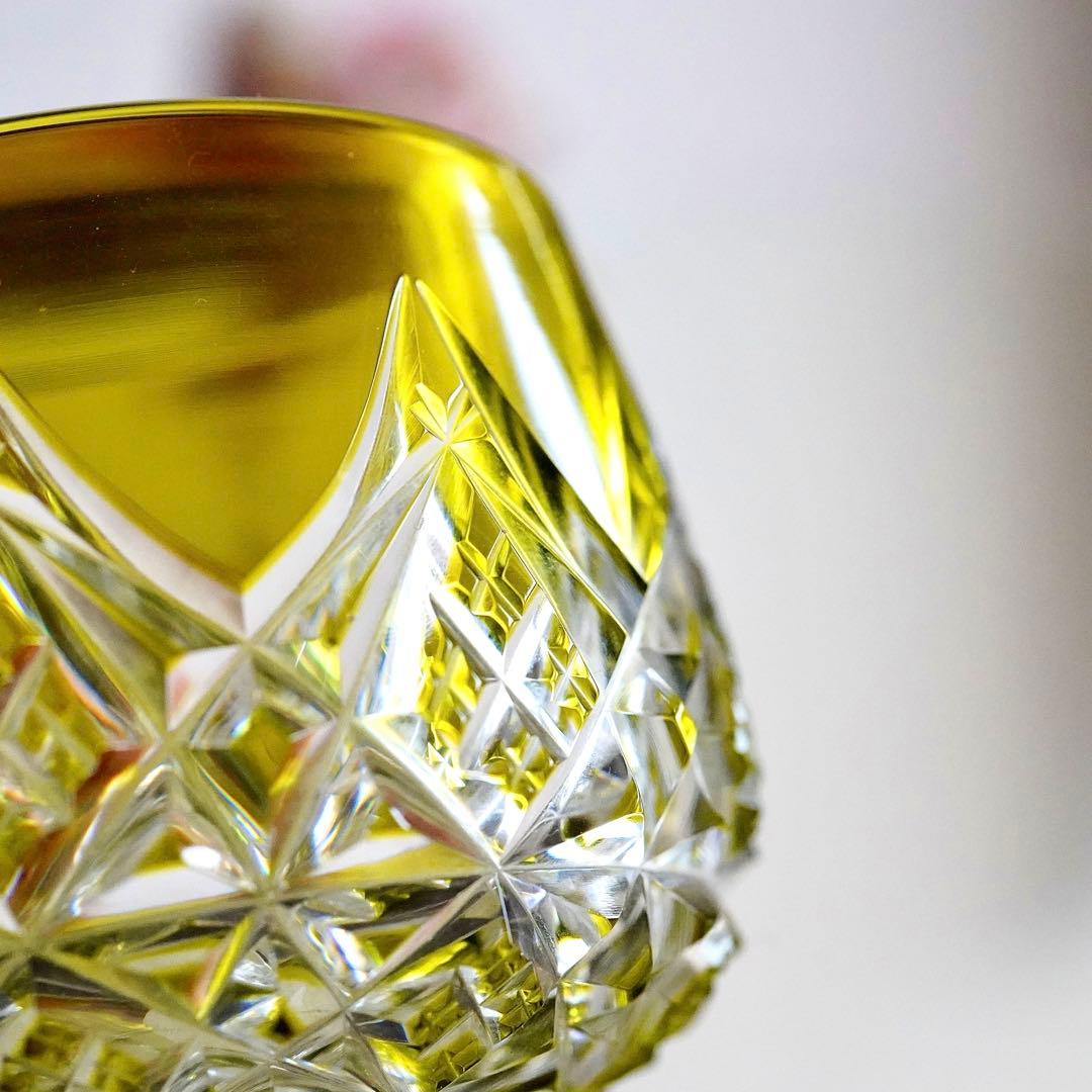 美品★希少オールドバカラBACCARAT コルベール グリーン色被せ 小物入れA