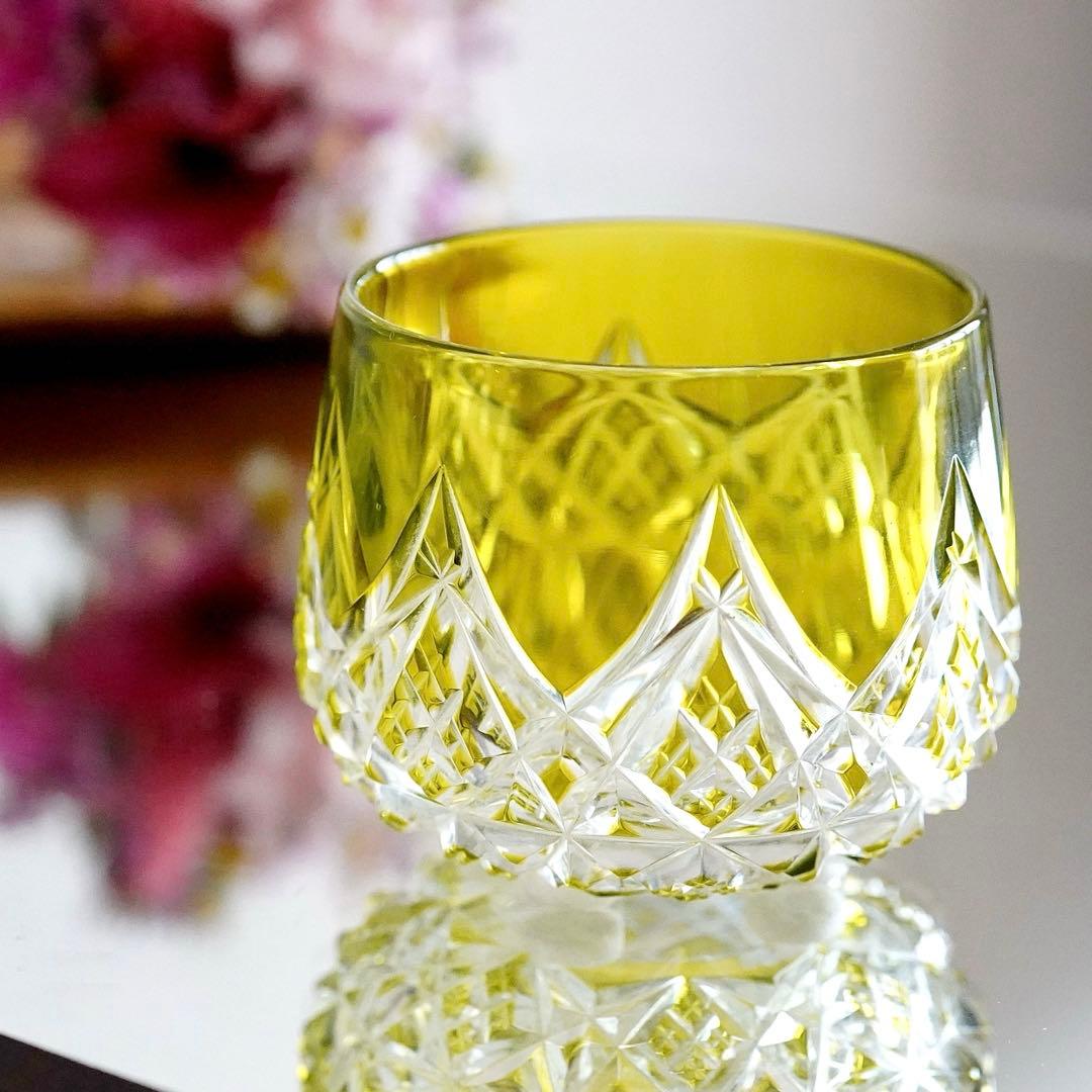 美品★希少オールドバカラBACCARAT コルベール グリーン色被せ 小物入れA