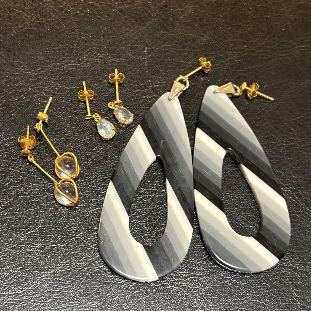 【最終！】 K18 ピアス 3点まとめ