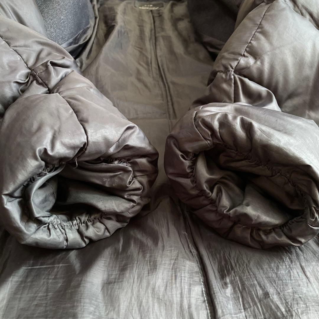 【大きいサイズ】(44)洗える 23区 Aライン ロングダウンコート 女優襟 黒