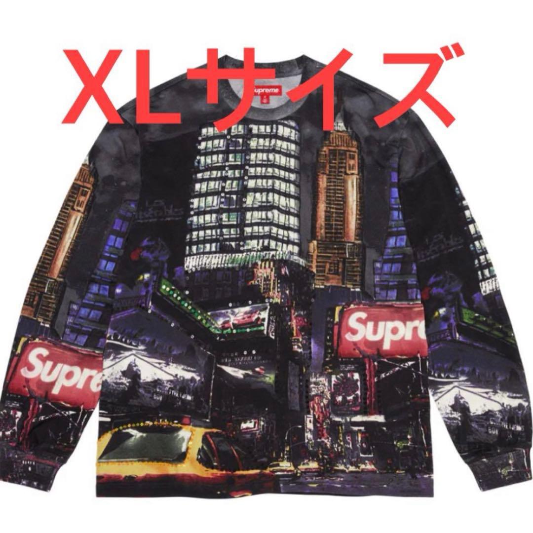 supreme Skyline Sequin L/S Top XL 新品未使用