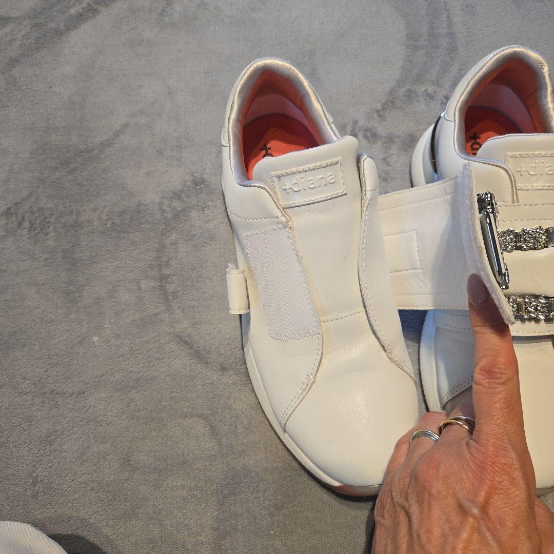 dianaGOLF ゴルフシューズ レディース ホワイト　24cm