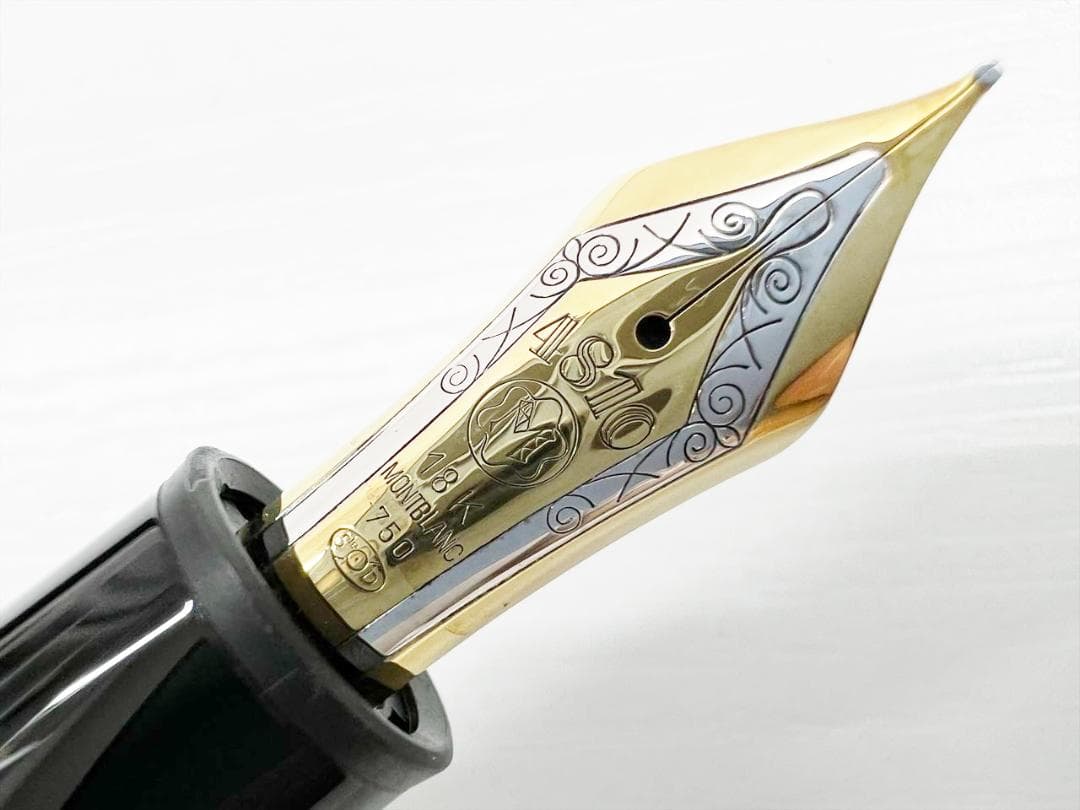 美品　モンブラン　マイスターシュテック　149　万年筆　黒　ゴールド　18K