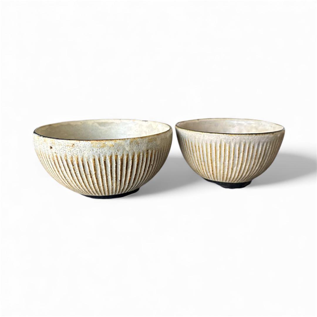 額賀章夫　プリーツワーク　茶碗