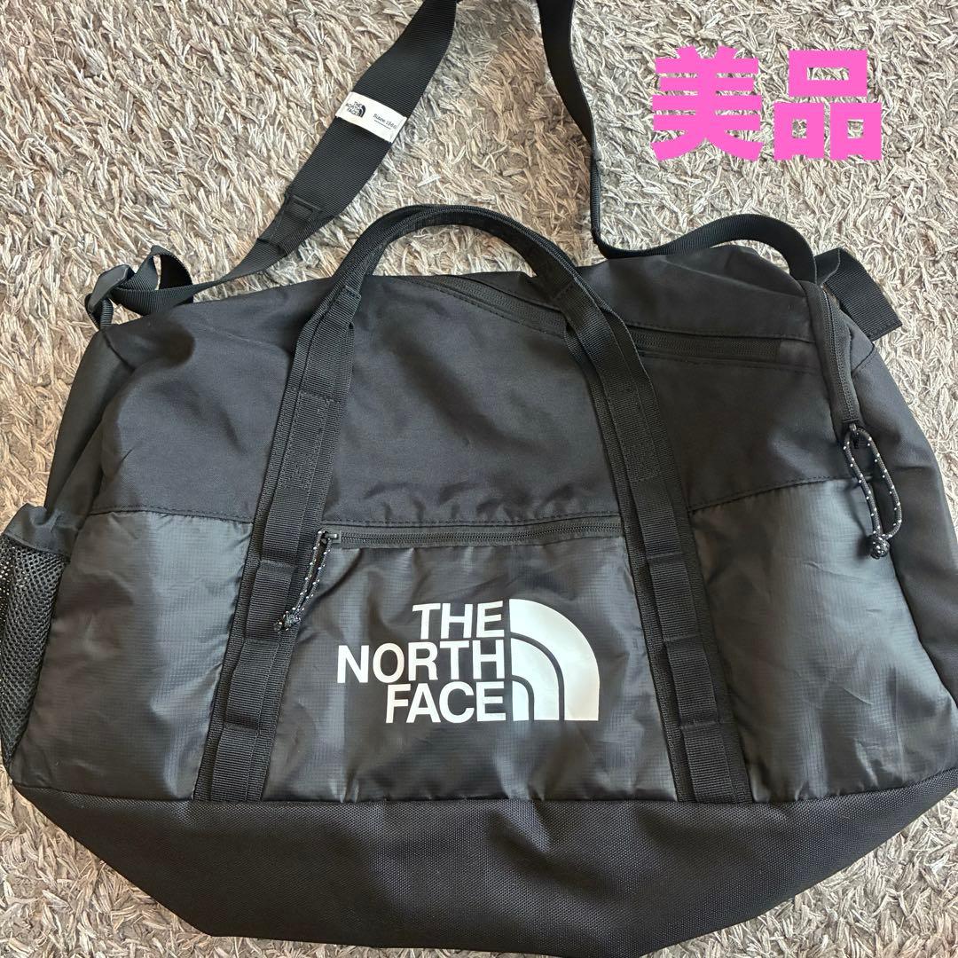 【未使用に近い】THE NORTH FACE ブラック ボストンバック