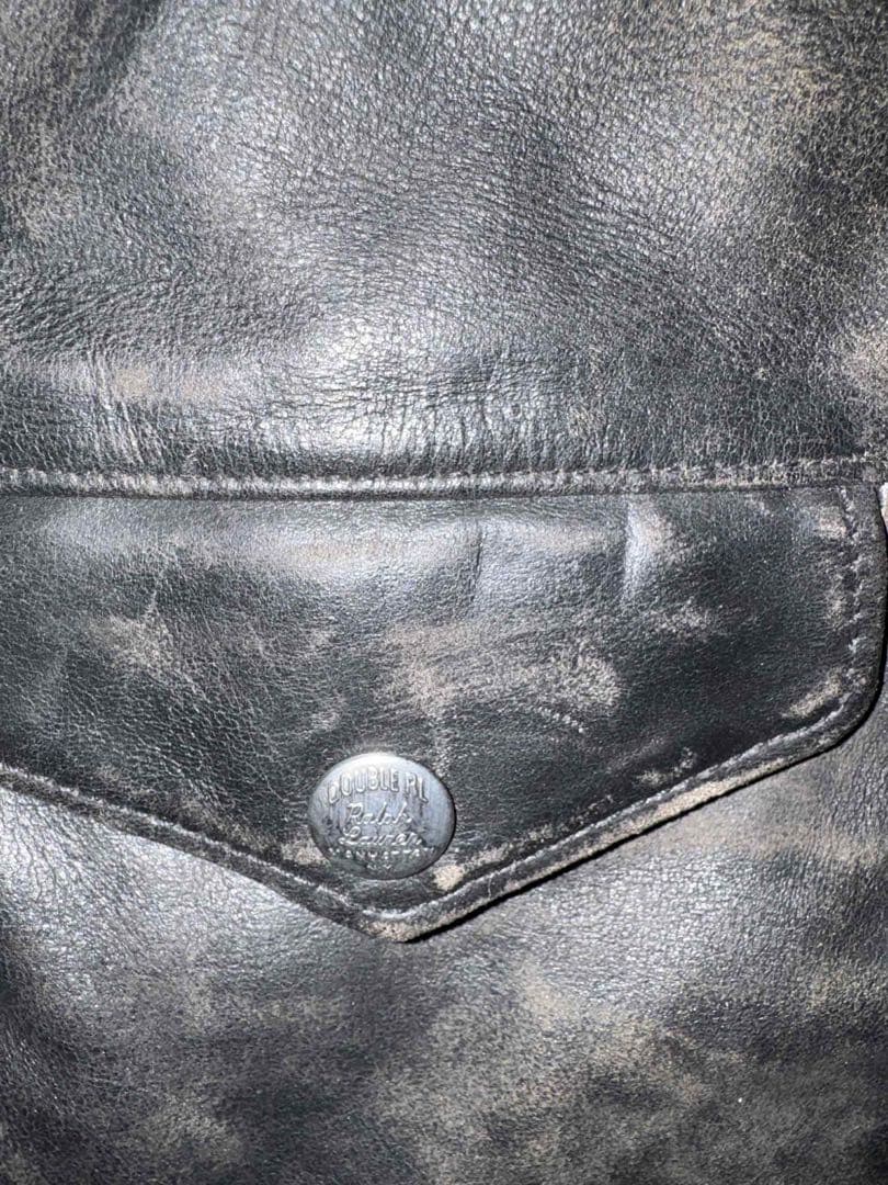 「新品」RRLレザーライダースジャケット