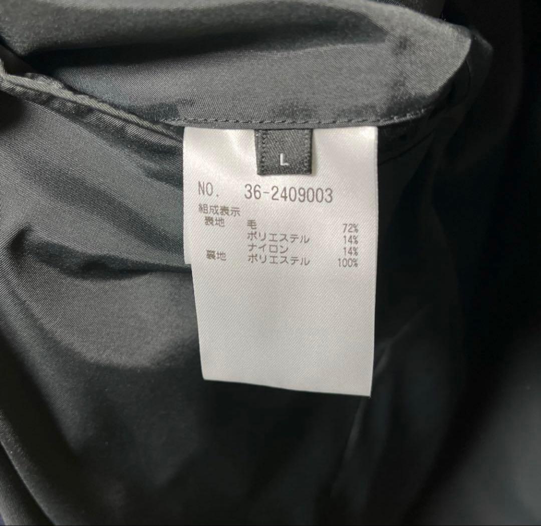 【週末割】チェスターコート, ロングコート, ネイビー, Lサイズ, PLST,