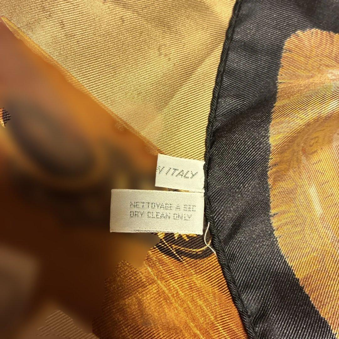 Christian Dior 楽器デザイン シルクスカーフ