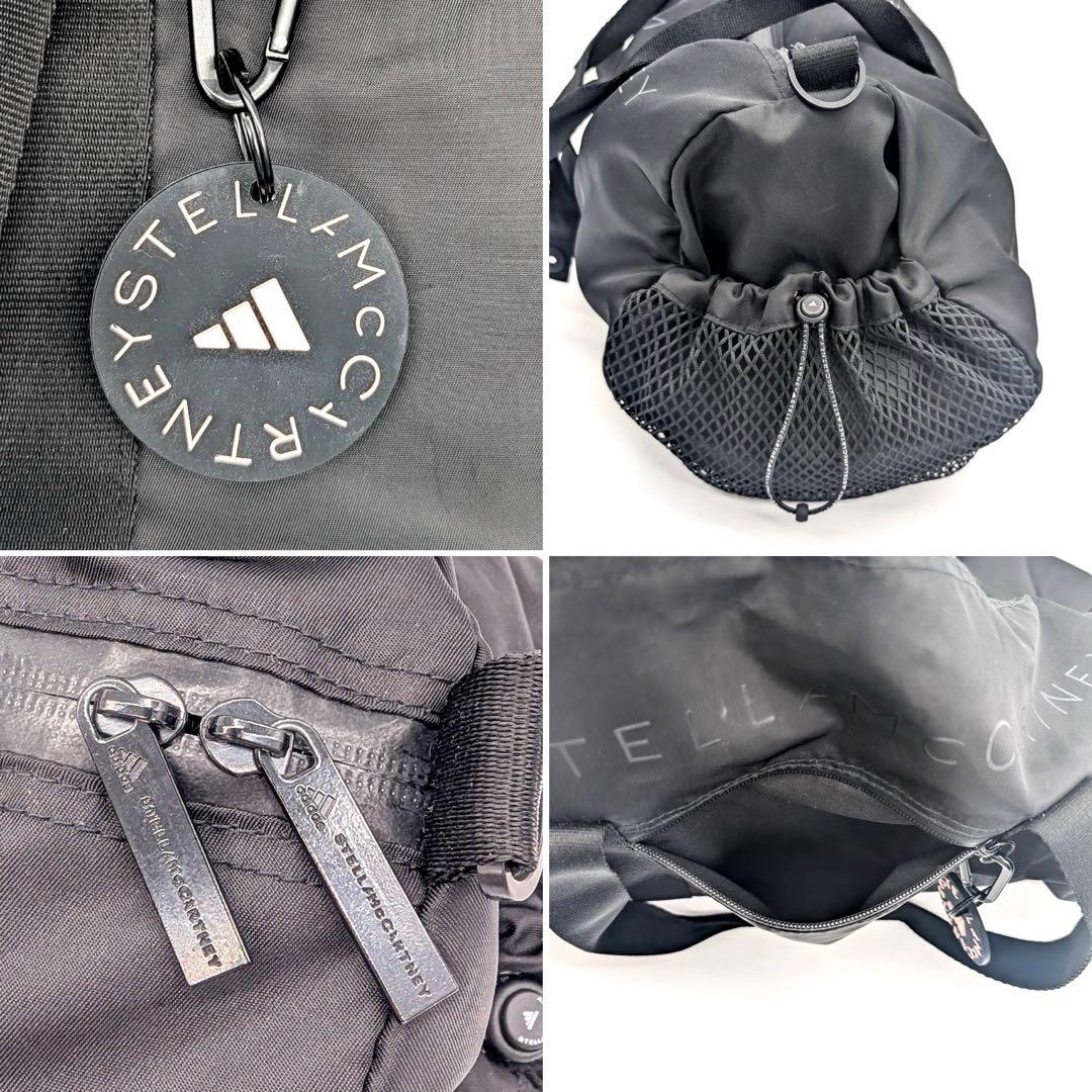 美品✨アディダス ×ステラマッカートニー　2way ボストンバッグ　ブラック