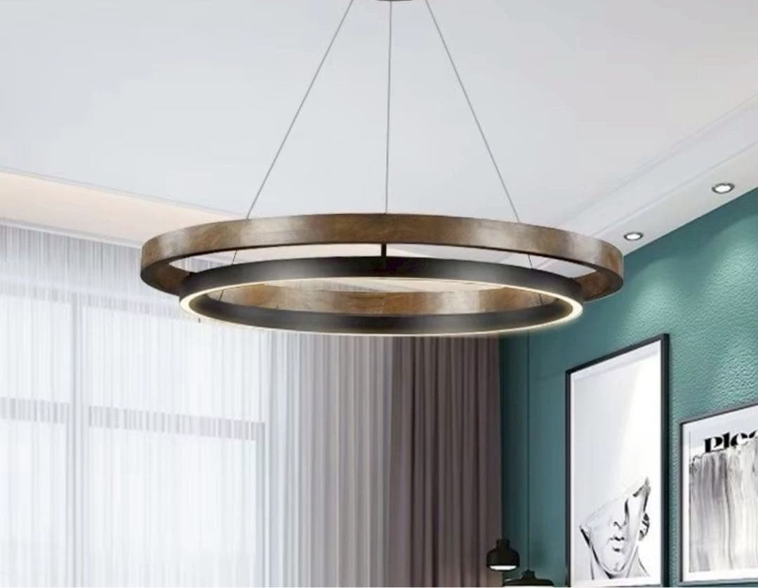 【直径80cm】特大LEDペンダントライト 北欧モダン 高さ調整可 青山購入