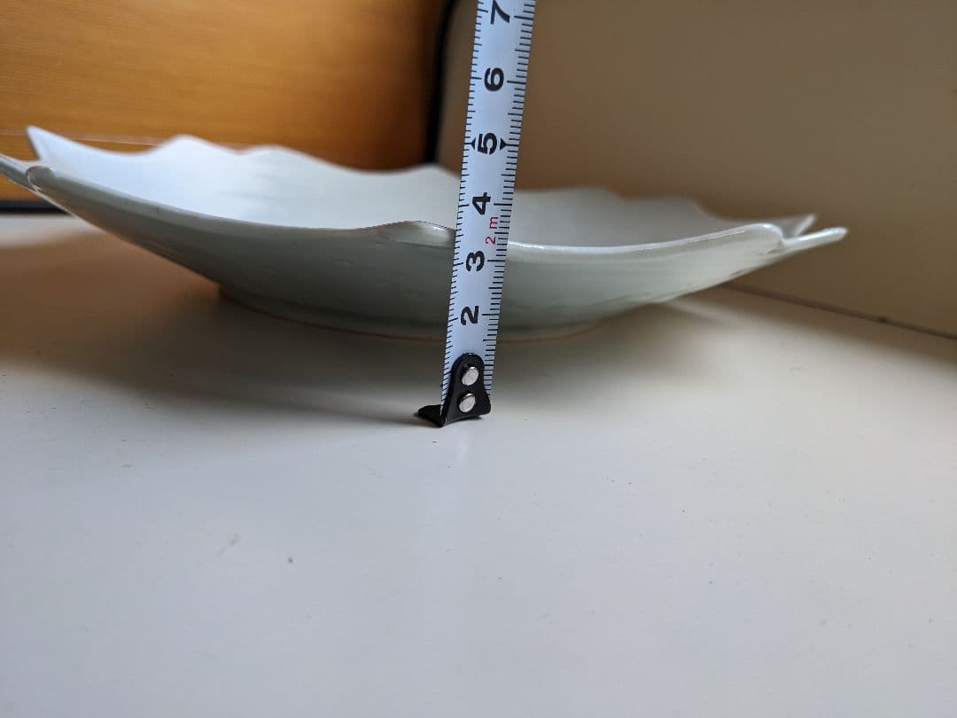 中尾万作 白磁輪花8寸皿　5枚