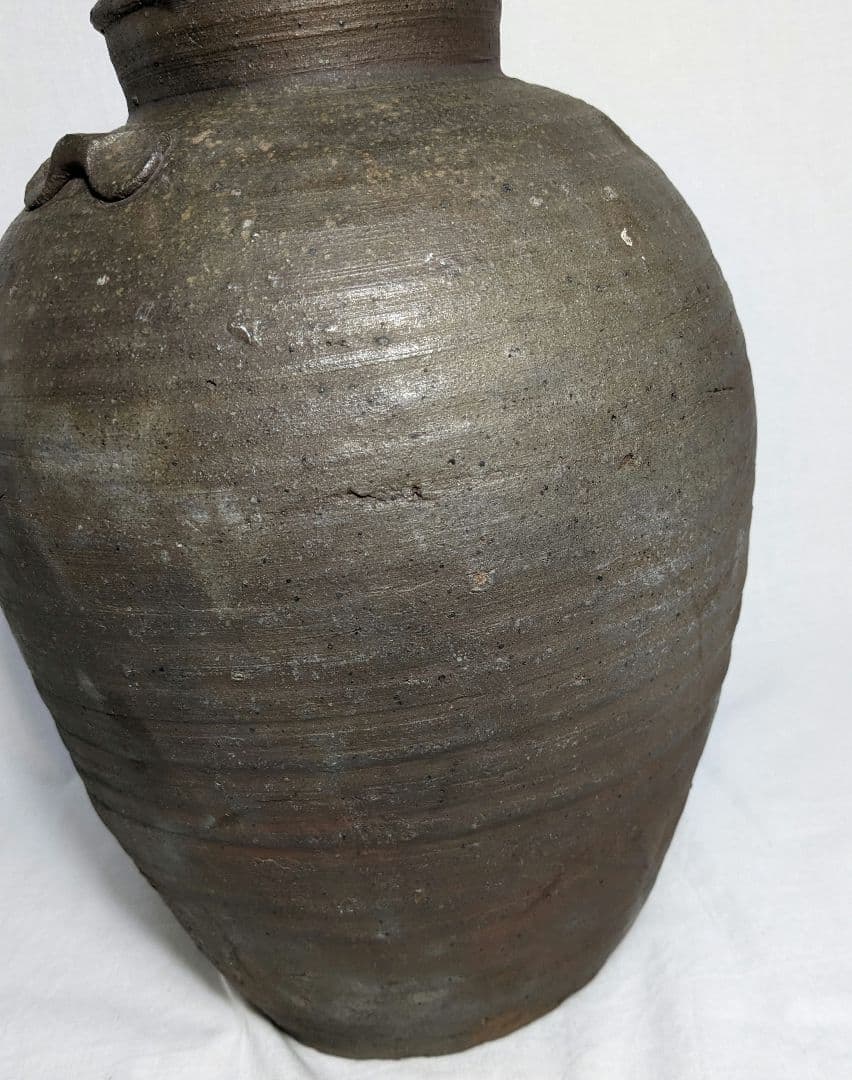 室町時代 古備前 三耳壺 備前焼 三耳壷 置物 インテリア 骨董品 古美術品