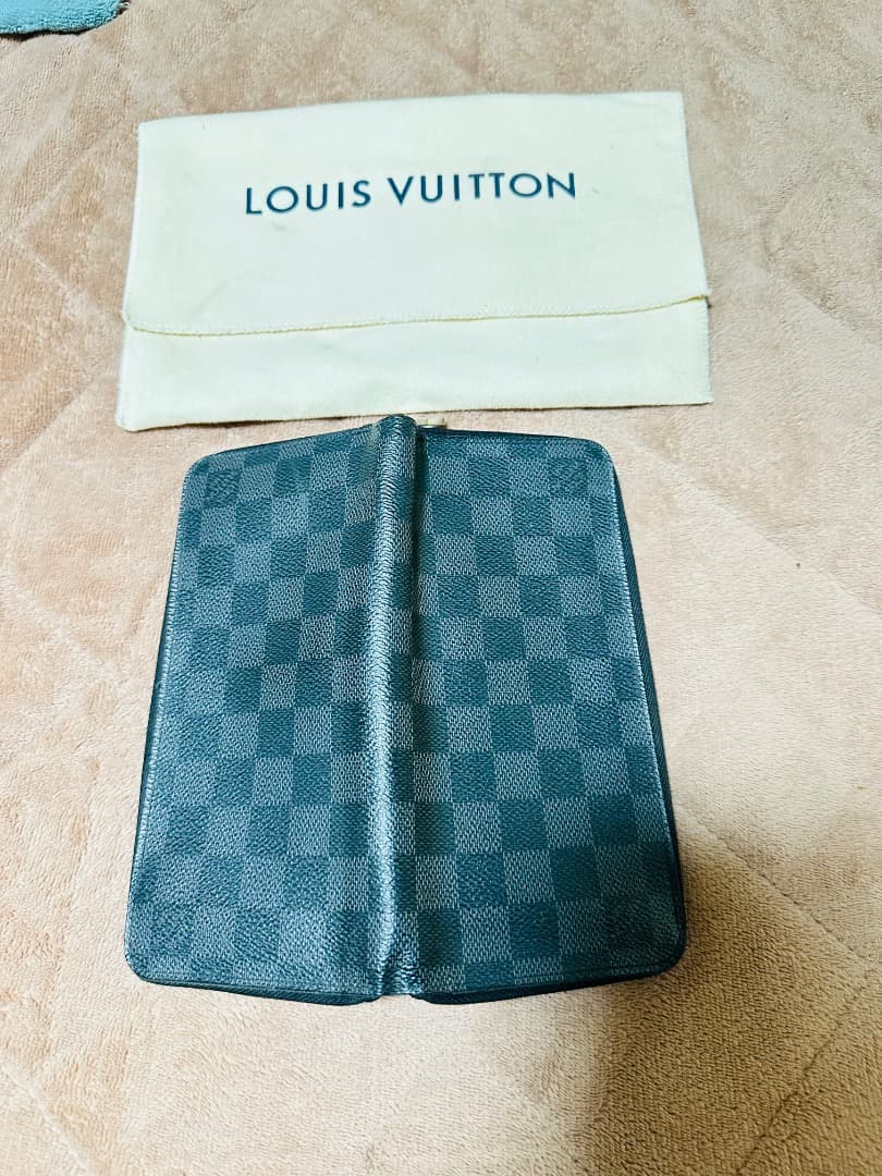 LOUIS VUITTON ダミエ長財布 ブラック take