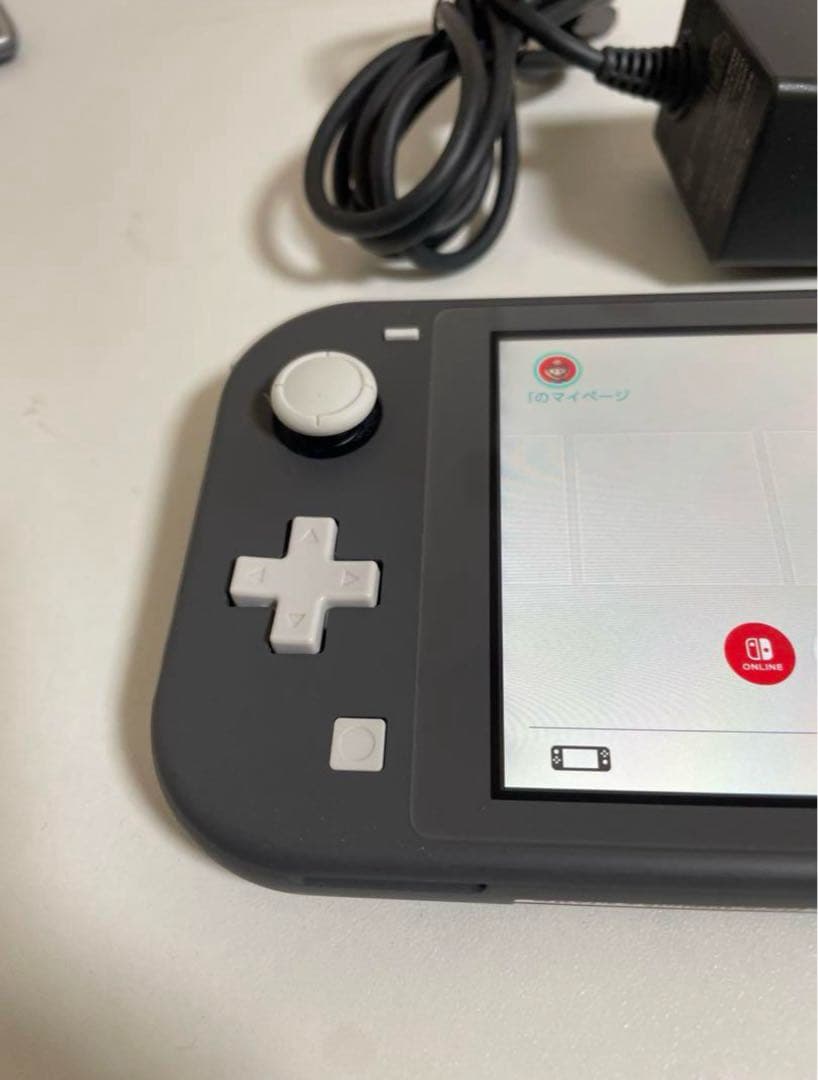 Nintendo Switch Lite グレー 充電器付き カバー付き