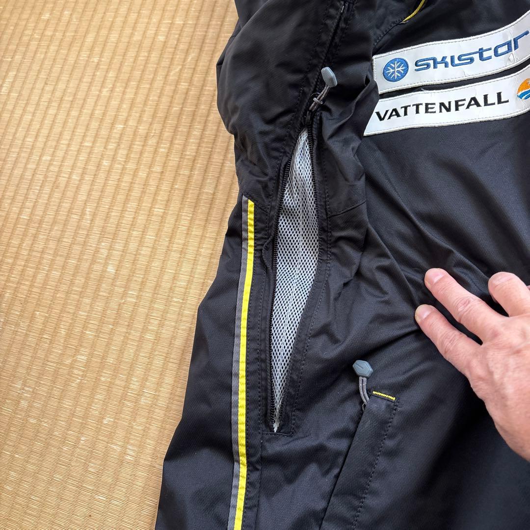 Goldwin スキーウェア ブラック/イエロー/サイズ上M下L