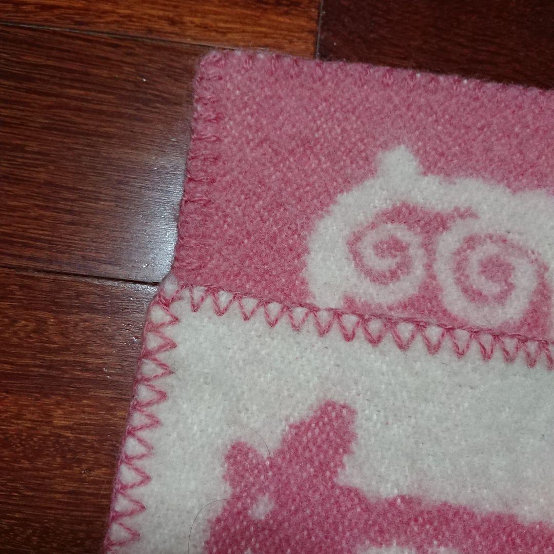 ハーフブランケット ベングトのヒツジ ウール80% コットン20% クリッパン