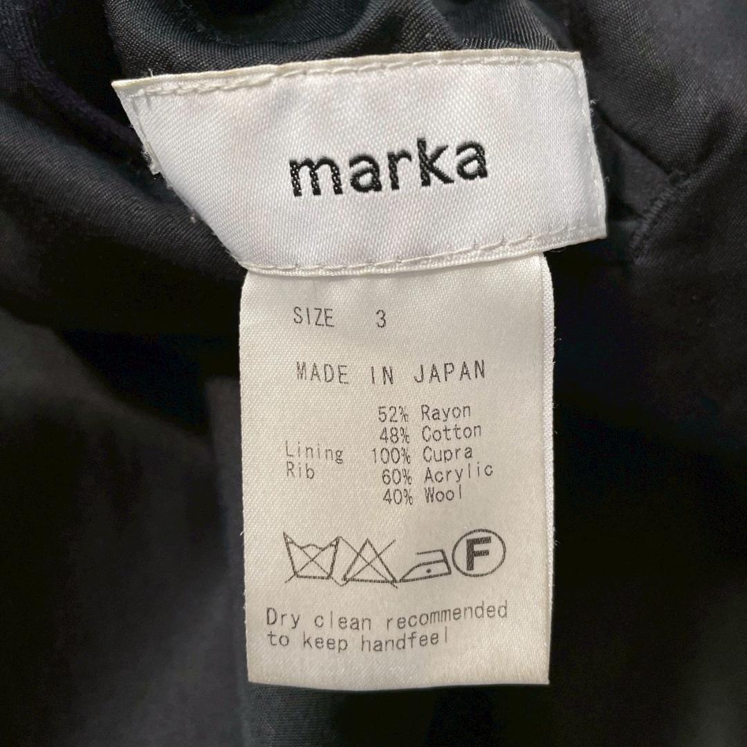 【みすみ】マーカ　リバーシブル ロングスーベニアジャケット サテン刺繍