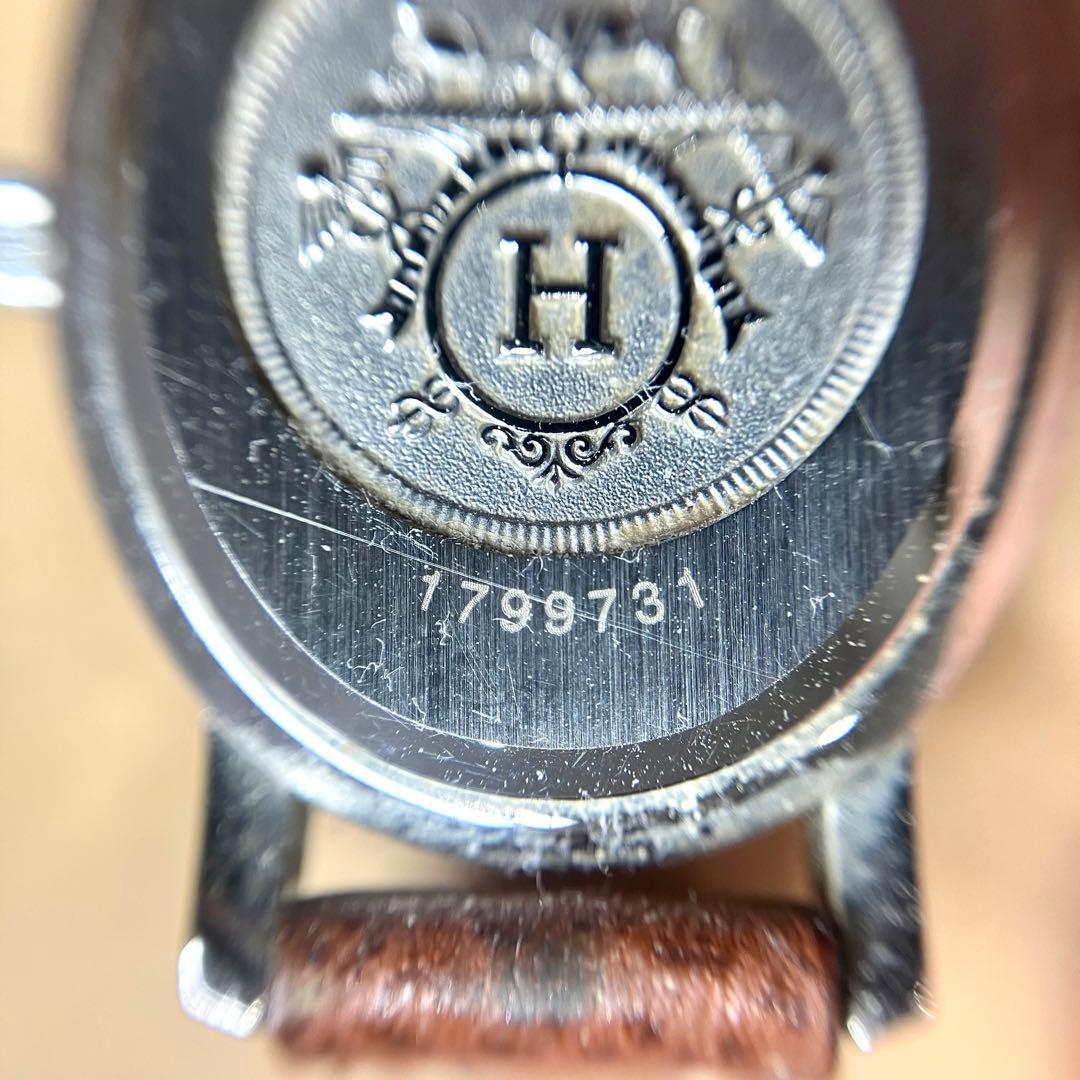 HERMES エルメス クリッパー オーバル クォーツ 時計 不動