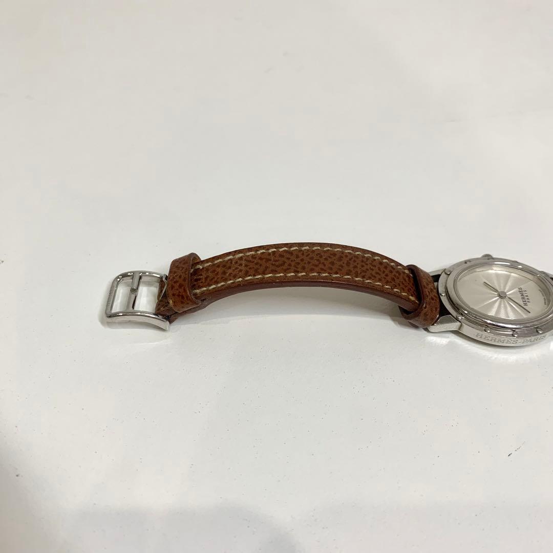HERMES エルメス クリッパー オーバル クォーツ 時計 不動