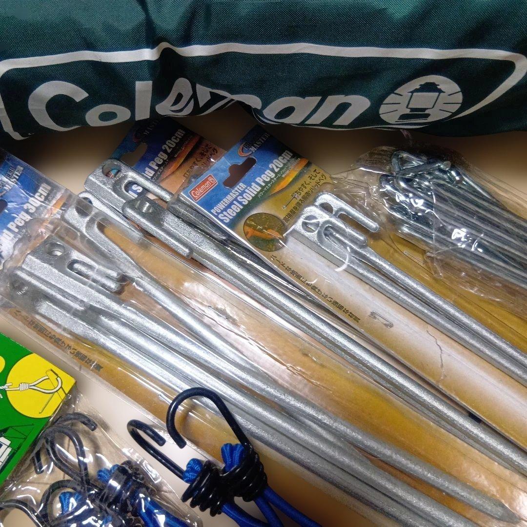 Coleman キャンプテント 、マルチグランドシート、ペグセット