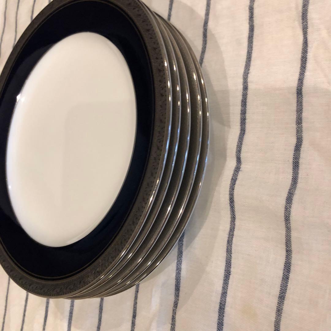 値下げ　ノリタケ　Noritake　クレストウッド コバルトプラチナ　21cm