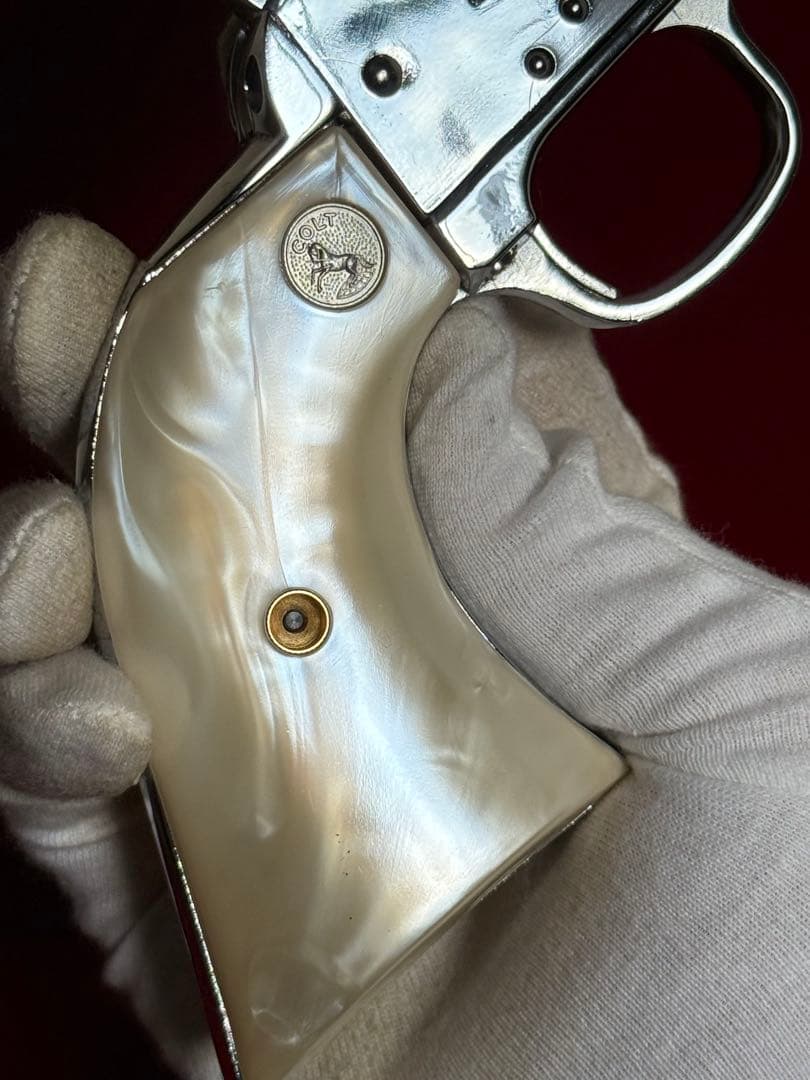 木製化粧箱付 HWS ハートフォード コルト SAA オールシルバー モデルガン