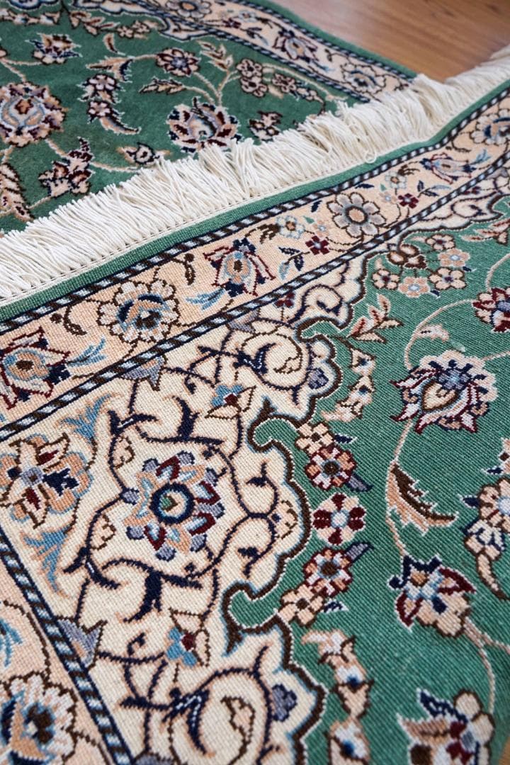 116×78cm ペルシャ絨毯 ナイン産