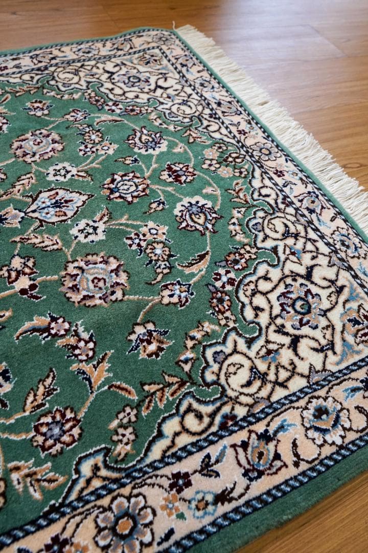 116×78cm ペルシャ絨毯 ナイン産