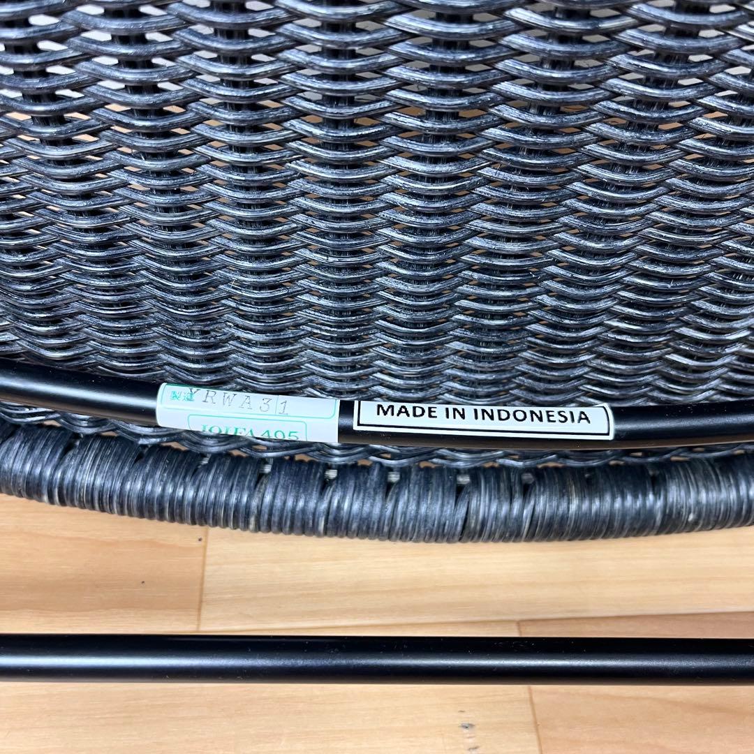 【展示未使用】Oliver オリバー　正規品　藤 ラタンチェア 2脚セット