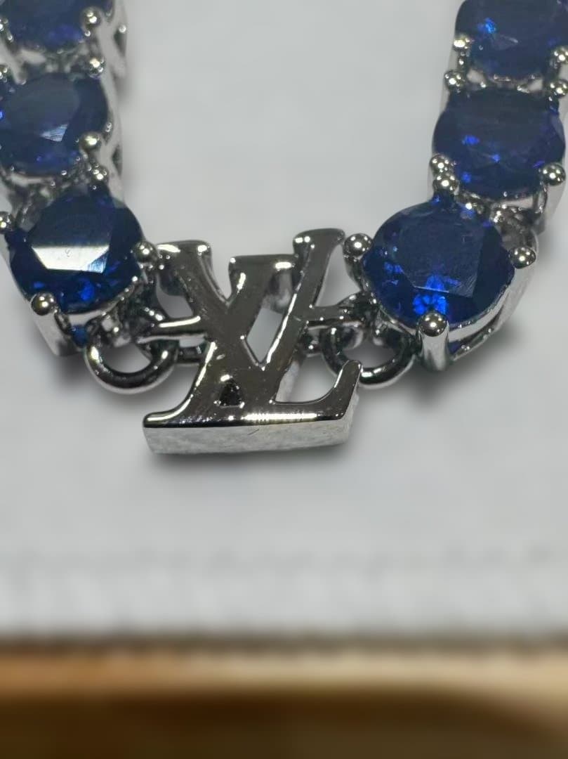 正規品 ブルークリスタル ブレスレット 小傷あり 即購入OK