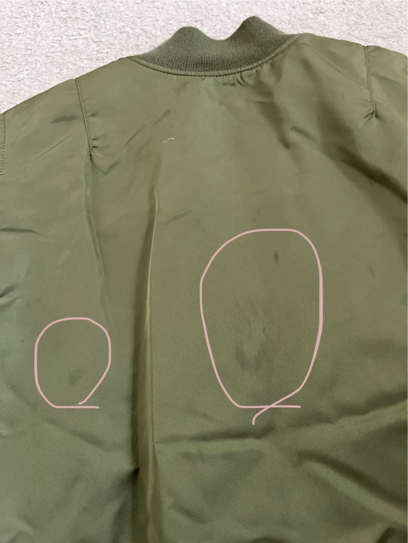 ALPHA INDUSTRIES MA-1 フライトジャケット オリーブ XS