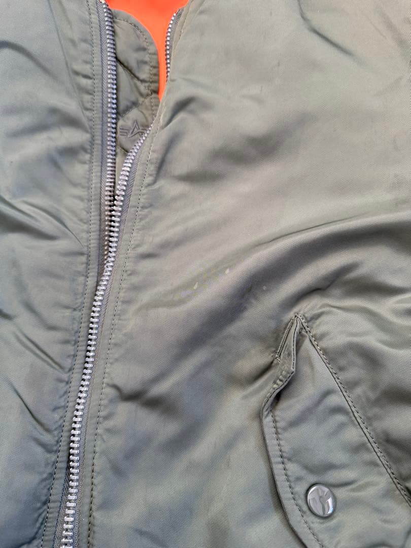 ALPHA INDUSTRIES MA-1 フライトジャケット オリーブ XS