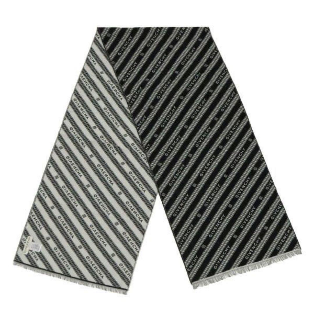 GIVENCHY シルク混 ロゴマフラー スカーフ