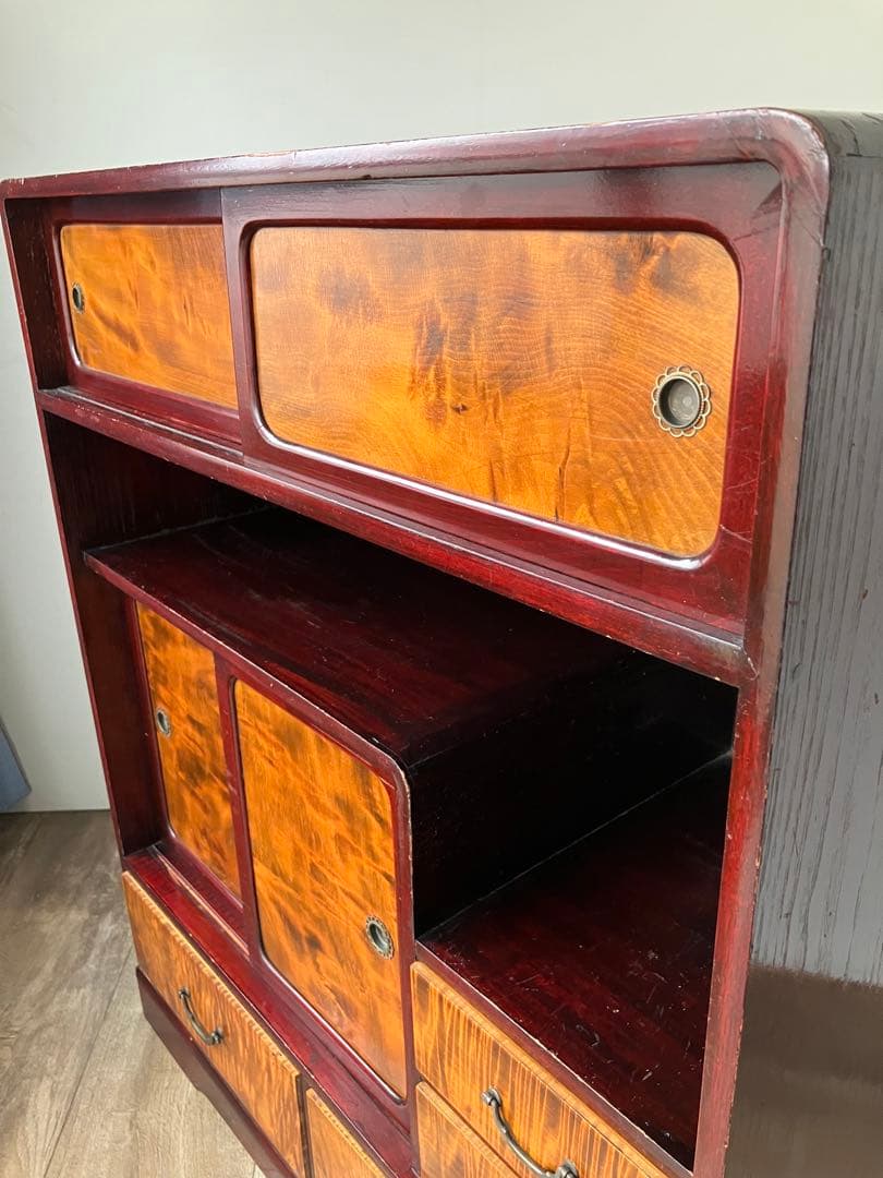 Goldマン様 茶箪笥　とても古い　水屋　天然木　小さな茶棚