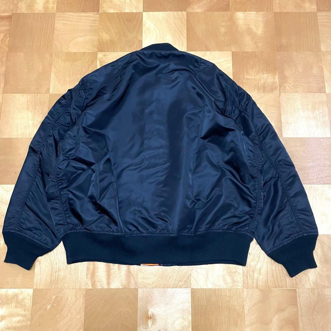 ✅レアDESCENDANT/MA-1-M NYLON JACKET黒L