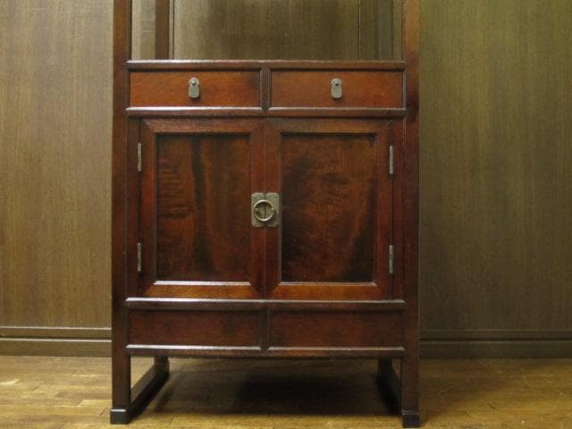 美品 松本民芸家具 ミズメザクラ 無垢材 A型 朝鮮棚 定価357,500円