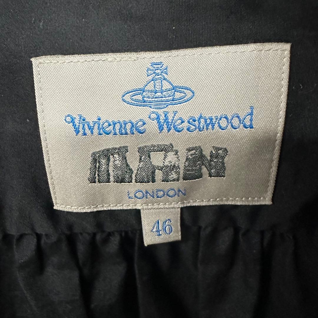 vivienne westwood man ロングカラーシャツ 46 黒