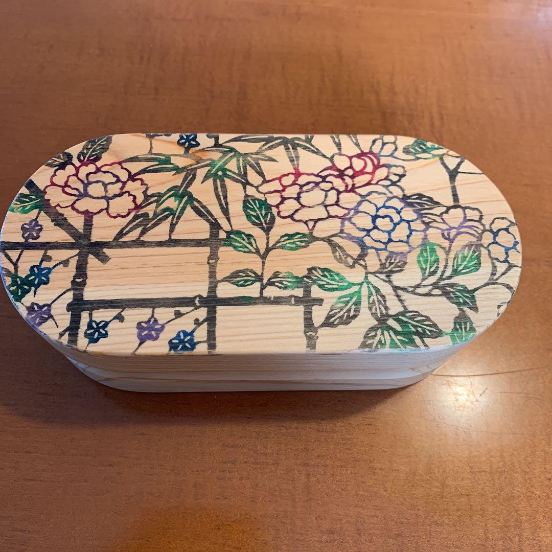 無垢　弁当箱　染め物屋