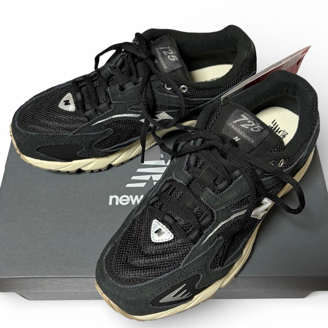 【新品】new balance ML725BB ブラック 23.5cm メッシュ