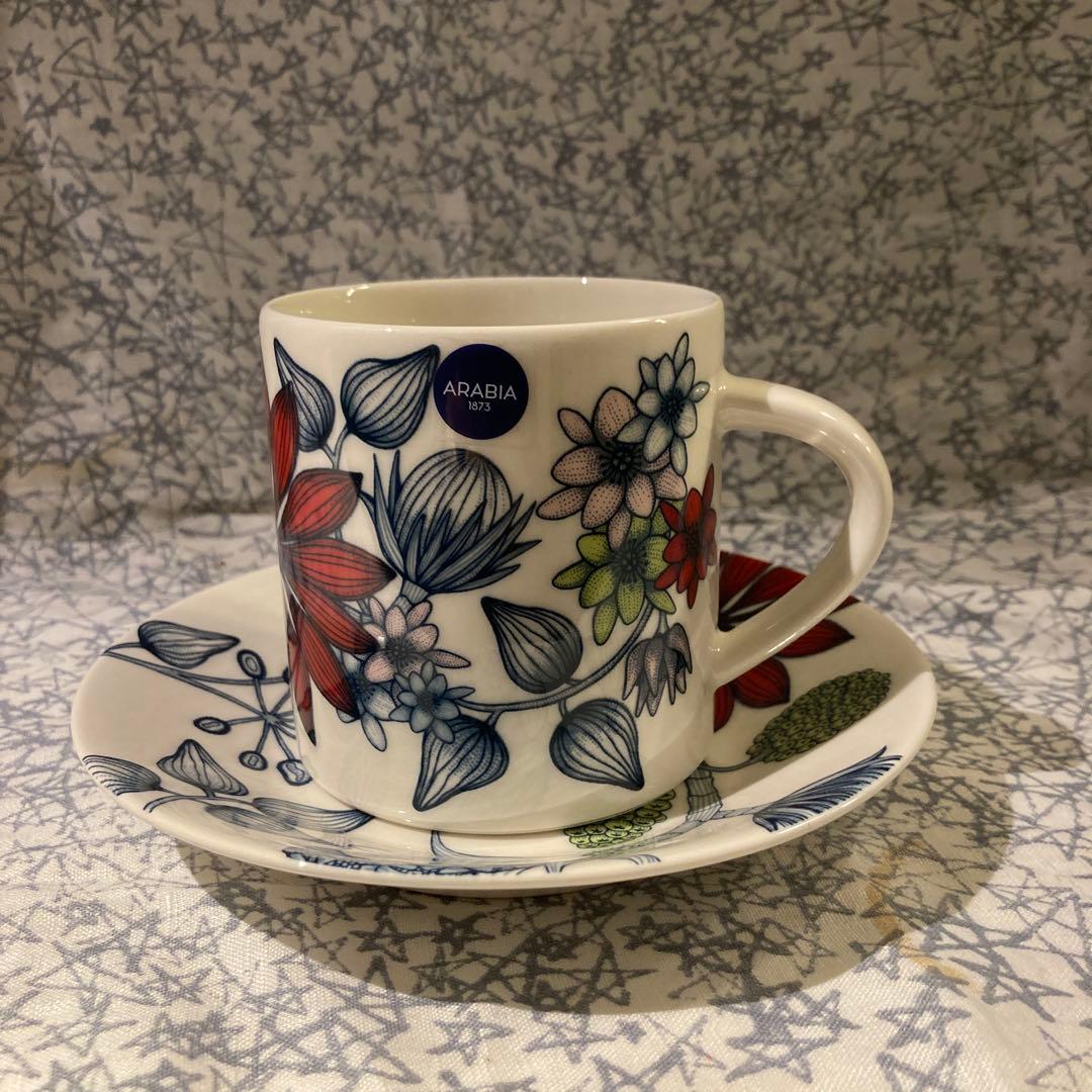 ARABIA サマーレイ　プレートとマグカップ セット　アラビア　ルノ　runo