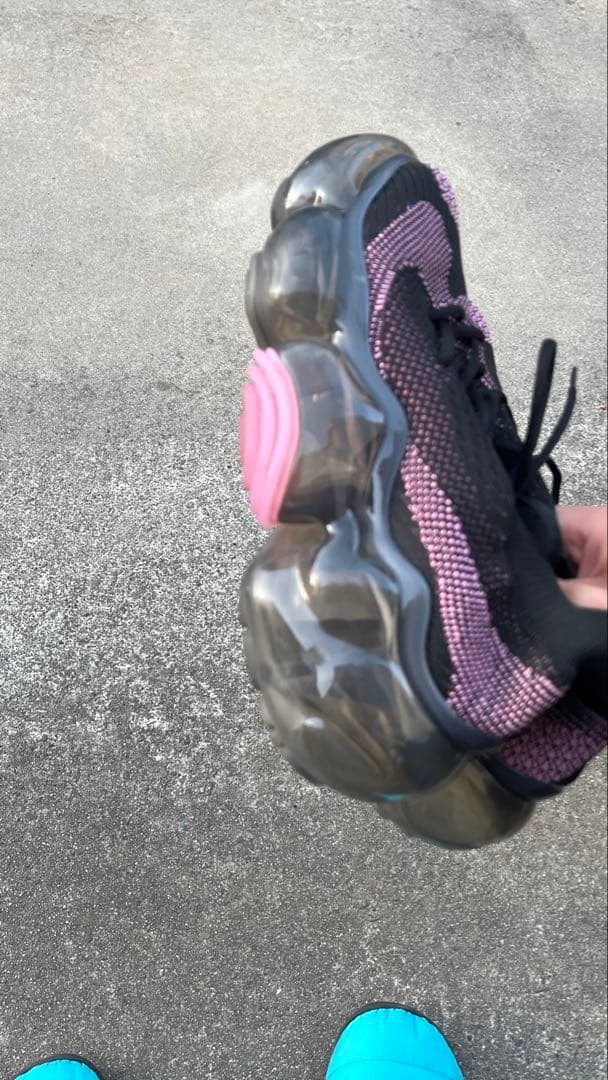 靴 grounds Moopie Black pinkDark Gray27.5