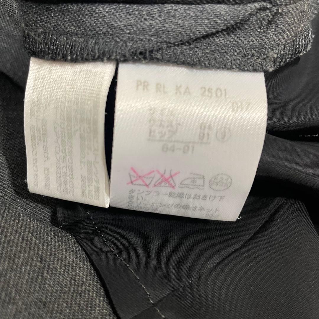 ラルフ ローレン 1ボタン パンツスーツ 11 9 W64 グレー 就活