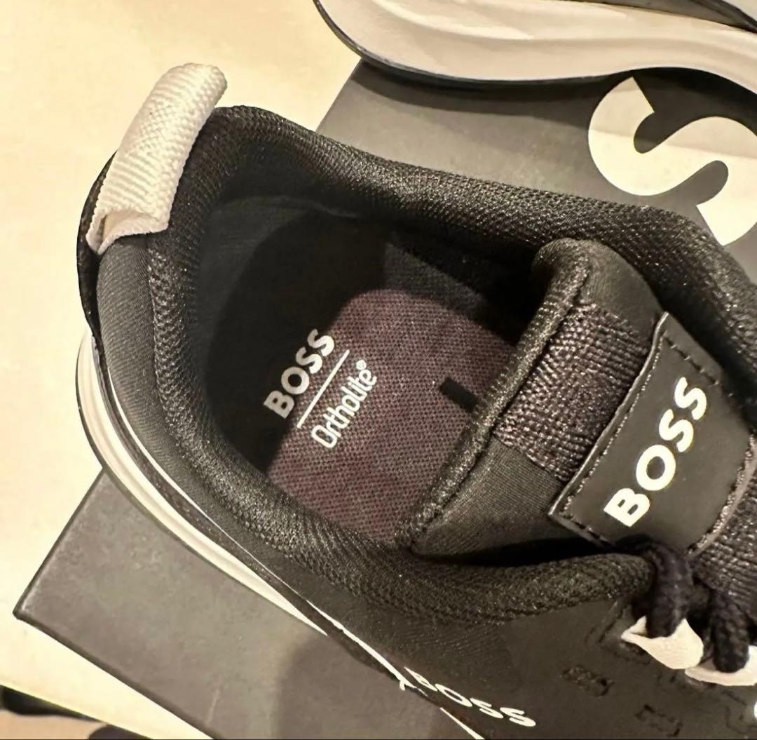 EU39 Hugo Boss Cedric Golf Trainers ブラック