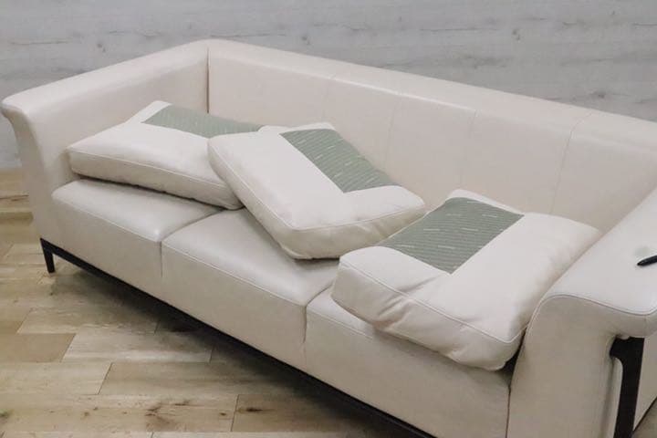 GMET61○domani / ドマーニ カリモク最高峰 3人掛けソファ トリ