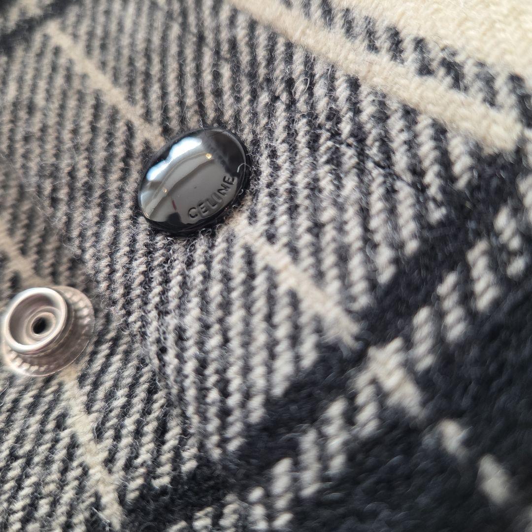 CELINE チェック柄ジャケット 48サイズ