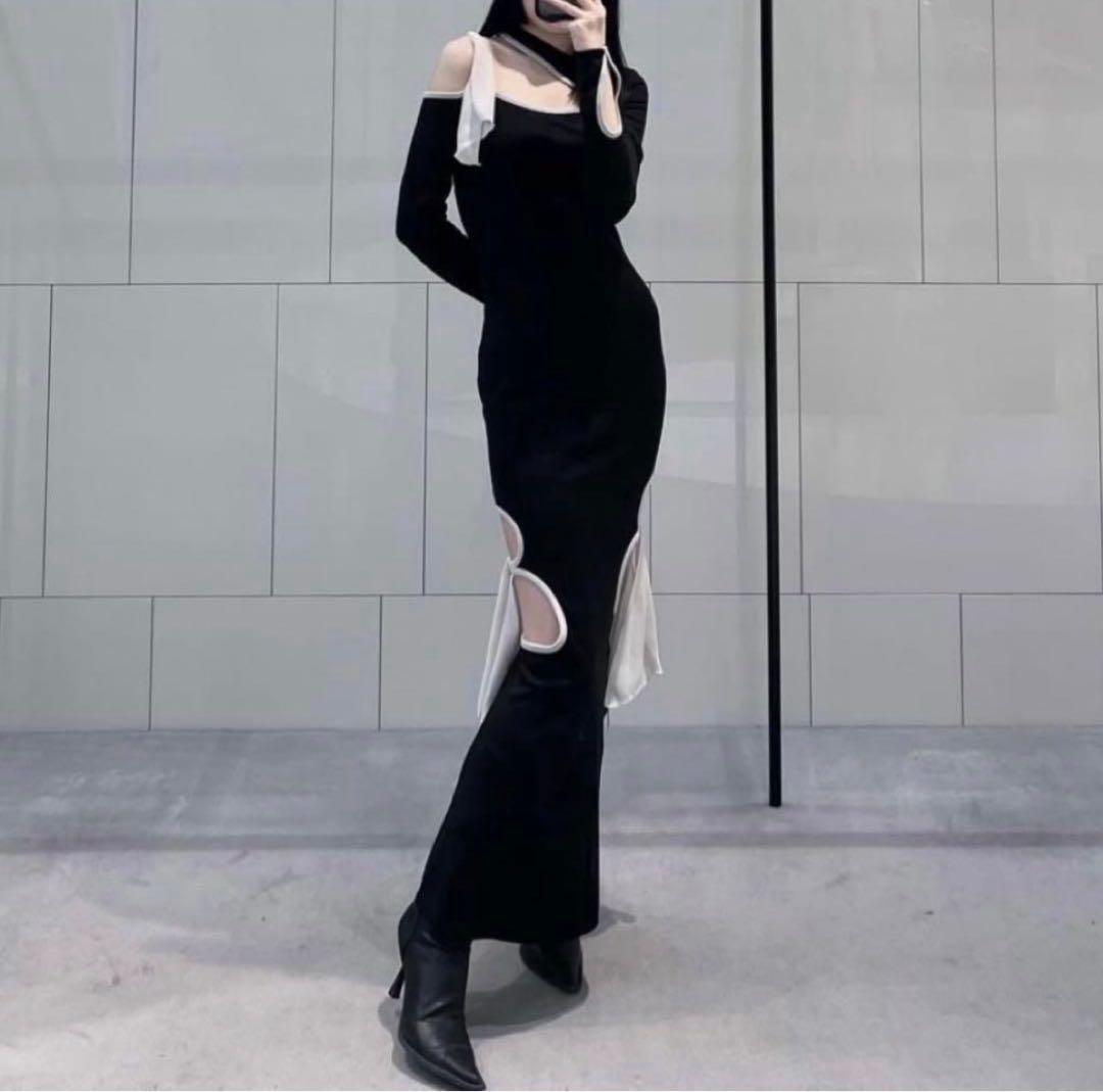 ワンピース melt the lady flora long dress