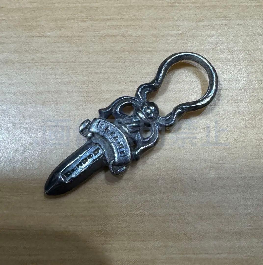 クロムハーツ ＃5 ダガー ジップ ネックレス チャーム トップ 925