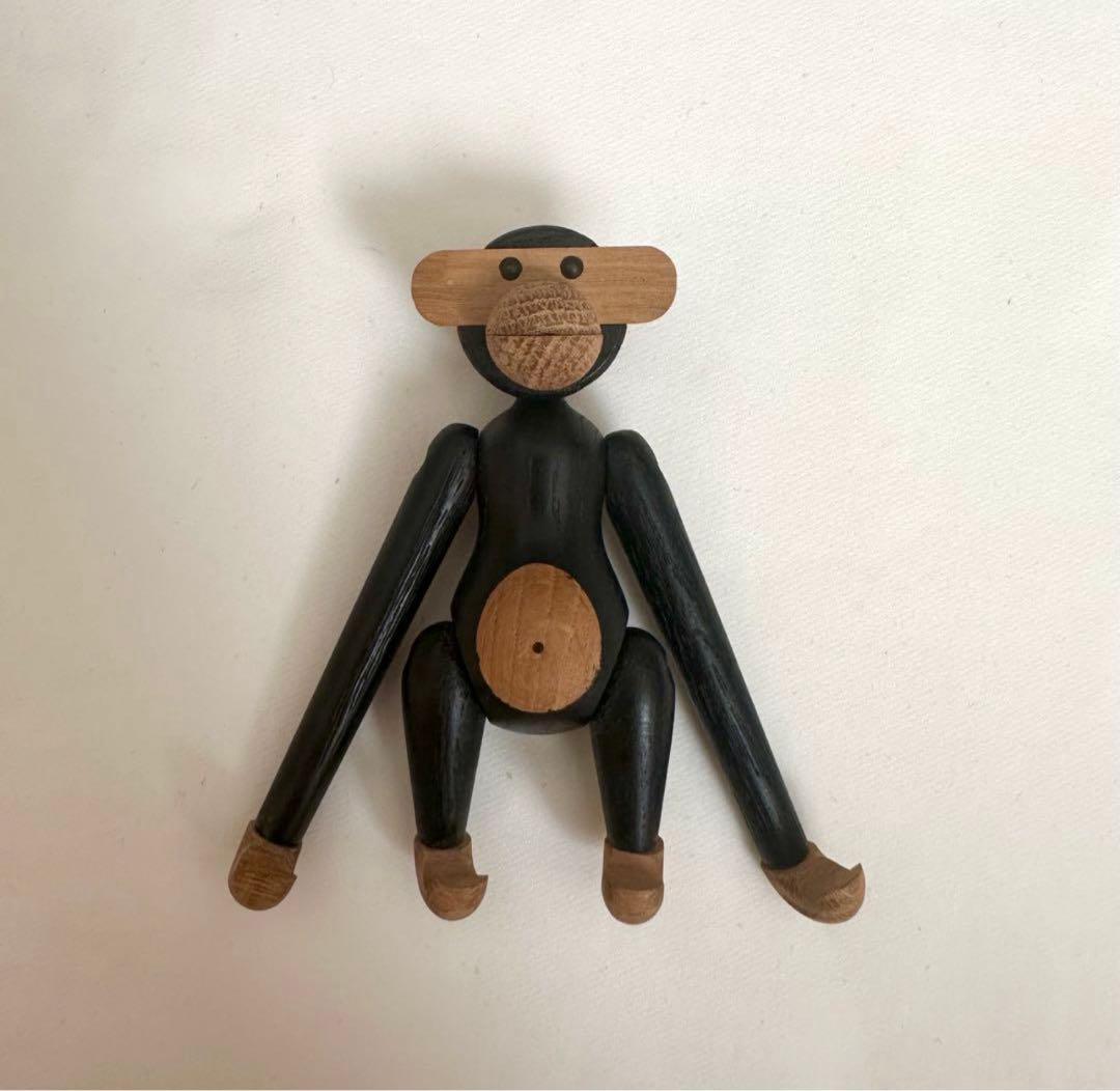 木製モンキー型置物　カイボイスン