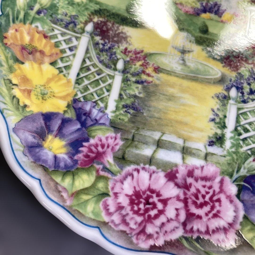 シークレットガーデン　プレート　　装飾品　壁掛　飾り皿　花　秘密の花園